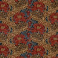 GP&J Baker: Brantwood Velvet BP10970.2.0 Red/Blue