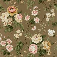 Sanderson: Hykenham WP 217042 Gold Metallic/Rose