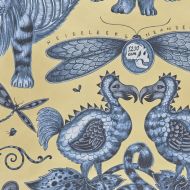 Clarke & Clarke: Extinct Print F1109/01.CAC.0 Blue