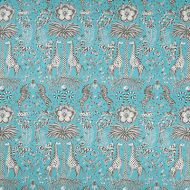 Clarke & Clarke: Kruger Print  F1111/07.CAC.0 Teal