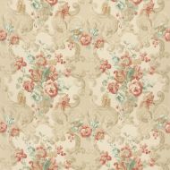 Mulberry: Floral Rococo FD2011.R114.0 Lovat/Red