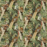 Mulberry Home: Game Birds Velvet FD268.R102.0 Forest