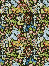 Grey Watkins for Scalamandre: Nymph Floral GW 0003 16630 Black Multi