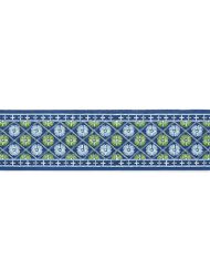 Grey Watkins for Scalamandre: Hansel Embroidered Tape GW 0004 T3329 Blackberry Fields