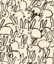 Hunt Slonem for Lee Jofa: Hutch Print GWF-3523.8.0 Black