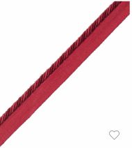 Samuel & Son’s Annecy 1/4” cord in Red Multi