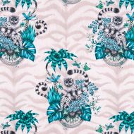Clarke & Clarke: Lemur Print F1112/04.CAC.0 Pink