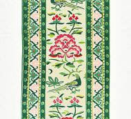 Scalamandre: Royal Peony Linen Print SC 0002 16613 Spring Green 