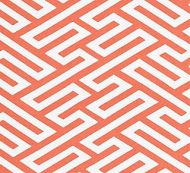 Scalamandre: Canton Fret Applique SC 0003 27218 Coral