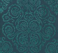 Scalamandre: Cirrus Velvet Damask SC 0003 27219 Emerald