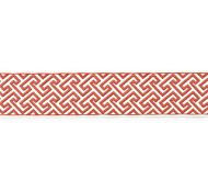 Scalamandre: Labyrinth Embroidered Tape SC 0003 T3319  Coral