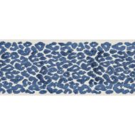Scalamandre: Leopard Velvet Tape SC 0004 T3277 Indigo