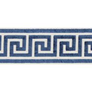 Scalamandre: Greek Key Velvet Tape SC 0005 T3279 Indigo