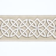 Scalamandre: Celtic Embroidered Tape SC 0001 T3282 Linen