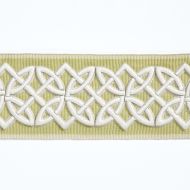 Scalamandre: Celtic Embroidered Tape SC 0004 T3282 Lettuce