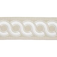 Scalamandre: Guilloche Embroidered Tape SC 0001 T3283 Linen