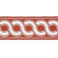 Scalamandre: Guilloche Embroidered Tape SC 0004 T3283 Coral
