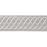 Scalamandre: Helix Embroidered Tape SC 0006 T3284 Silver Grey