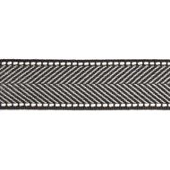 Scalamandre: Montauk Herringbone Tape SC 0010 T3285 Charcoal
