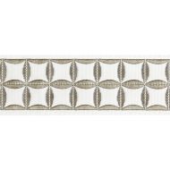 Scalamandre: Fiori Embroidered Tape SC 0001 T3288 Platinum