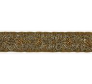Scalamandre: Zardozi Velvet Tape  SC 0003 T3290 Burnished Gold