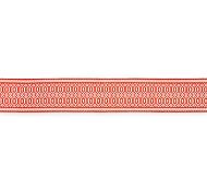 Scalamandre: Tulum Diamond Tape SC 0003 T3312 Coral