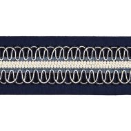 Scalamandre: Colette Braided Tape SC 0005 V1242 Navy