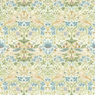 William Morris for Clarke & Clarke: Strawberry Thief WP W0171/01.CAC.0 Apple
