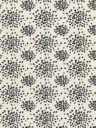 Hinson for Scalamandre: Fireworks WHN 000E P1020 Black on Off White