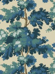 Sandberg for Scalamandre: Raphael WP WSB 0066 0444 Dark Blue